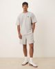 ASOS DESIGN ASOS DESIGN oversized shorts with embroidery in gray heather - part of a set - 2
