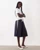 ASOS DESIGN ASOS DESIGN oversized shorts with side stripe in navy - 1