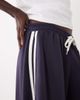 ASOS DESIGN ASOS DESIGN oversized shorts with side stripe in navy - 4