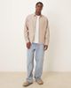 ASOS DESIGN ASOS DESIGN oversized striped shirt in beige-Neutral - 2