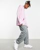 ASOS DESIGN ASOS DESIGN oversized sweatpants in gray with all over logo print - 4