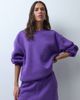 ASOS DESIGN ASOS DESIGN oversized sweatshirt set in purple - 1