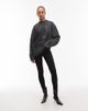 ASOS DESIGN ASOS DESIGN oversized sweatshirt with vintage band graphic in washed gray - 1