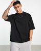 ASOS DESIGN ASOS DESIGN oversized t-shirt in black with photographic street back print - 2