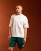 ASOS DESIGN ASOS DESIGN oversized t-shirt in off white texture with varsity back print-Neutral - 4
