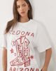 ASOS DESIGN ASOS DESIGN oversized t-shirt with Arizona cowboy boot graphic in white and red-Multi - 1