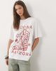 ASOS DESIGN ASOS DESIGN oversized t-shirt with Arizona cowboy boot graphic in white and red-Multi - 2