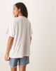 ASOS DESIGN ASOS DESIGN oversized t-shirt with band graphic and lace overlay in white - 3