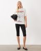 ASOS DESIGN ASOS DESIGN oversized T-shirt with pin-up martini graphic in cream-White - 2
