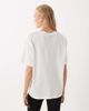 ASOS DESIGN ASOS DESIGN oversized T-shirt with pin-up martini graphic in cream-White - 4