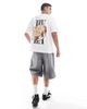 ASOS DESIGN ASOS DESIGN oversized T-shirt with ring graphic in white - 4