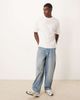 ASOS DESIGN ASOS DESIGN oversized t-shirt with ski sports graphic in white - 2
