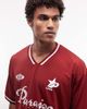 ASOS DESIGN ASOS DESIGN oversized T-shirt with soccer graphic in red sport fabric - 2