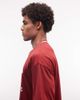 ASOS DESIGN ASOS DESIGN oversized T-shirt with soccer graphic in red sport fabric - 4