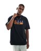 ASOS DESIGN ASOS DESIGN oversized t-shirt with sports graphic in black-Gray - 3