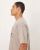 ASOS DESIGN ASOS DESIGN oversized T-shirt with sports graphic in light brown - 3