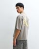 ASOS DESIGN ASOS DESIGN oversized t-shirt with street graphic in gray wash - 3