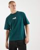 ASOS DESIGN ASOS DESIGN oversized T-shirt with street graphic in washed green - 3
