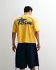 ASOS DESIGN ASOS DESIGN oversized T-shirt with street graphic in yellow wash - 1