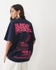 ASOS DESIGN ASOS DESIGN Oversized T-shirt with sunday sessions graphic in pink and blue-Multi - 3
