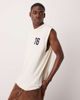 ASOS DESIGN ASOS DESIGN oversized tank top with floral athletic graphic in white - 3
