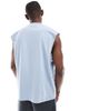 ASOS DESIGN ASOS DESIGN oversized tank with soccer graphic in blue - 4