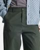 ASOS DESIGN ASOS DESIGN oversized tapered chinos in dark green - 3