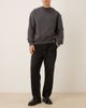 ASOS DESIGN ASOS DESIGN oversized tapered jeans in black with pleats - part of a set-Brown - 1