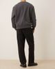 ASOS DESIGN ASOS DESIGN oversized tapered jeans in black with pleats - part of a set-Brown - 2