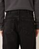 ASOS DESIGN ASOS DESIGN oversized tapered jeans in black with pleats - part of a set-Brown - 4