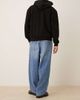 ASOS DESIGN ASOS DESIGN oversized tapered jeans in light wash blue with pleats - 3