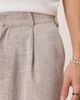 ASOS DESIGN ASOS DESIGN oversized tapered leg pants in beige-Green - 4