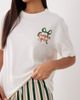 ASOS DESIGN ASOS DESIGN oversized tee and shorts pajama set in pumpkin spice print-Multi - 4