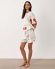 ASOS DESIGN ASOS DESIGN oversized tee and shorts pajama set with cherry print in red and pink-White - 2