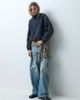 ASOS DESIGN ASOS DESIGN oversized track jacket in navy with stone piping-Black - 3