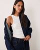ASOS DESIGN ASOS DESIGN oversized traditional denim shirt in rinse-Navy - 1