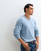 ASOS DESIGN ASOS DESIGN oversized v-neck knit sweater in pale blue - 3