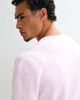 ASOS DESIGN ASOS DESIGN oversized v-neck knit sweater in pale pink - 4