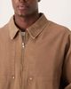 ASOS DESIGN ASOS DESIGN oversized washed harrington jacket in brown - 3
