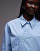 ASOS DESIGN ASOS DESIGN oversized wrap overshirt in blue - 3