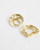 ASOS DESIGN ASOS DESIGN pack of 2 abstract brooches in mixed gold tone - 3