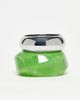 ASOS DESIGN ASOS DESIGN pack of 2 bangles in chunky green resin and silver tone-Multi - 3