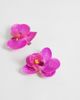 ASOS DESIGN ASOS DESIGN Pack of 2 hair clips with tropical orchid design in pink - 3