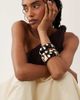 ASOS DESIGN ASOS DESIGN pack of 2 resin bangles with abstract animal print-Multi - 1