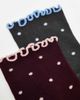 ASOS DESIGN ASOS DESIGN pack of 2 socks with mini polka dot design in multi - 2
