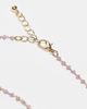 ASOS DESIGN ASOS DESIGN pack of 3 anklets with purple beads and chain in gold tone - 3