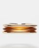 ASOS DESIGN ASOS DESIGN pack of 3 bangles in gold tone and resin mix-Yellow - 3