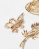 ASOS DESIGN ASOS DESIGN pack of 3 vintage-style brooches in gold tone - 2