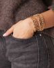 ASOS DESIGN ASOS DESIGN pack of 5 mixed chain stacking bracelets in gold tone - 1