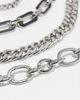 ASOS DESIGN ASOS DESIGN pack of 5 mixed chain stacking bracelets in silver tone - 3
